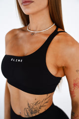 ŠPORTOVÁ PODPRSENKA ELIME ONE SHOULDER CONTOUR BLACK