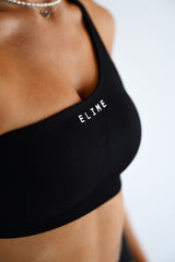 ŠPORTOVÁ PODPRSENKA ELIME ONE SHOULDER CONTOUR BLACK