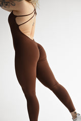 OVERAL SCRUNCH STRAP ELIME BROWN