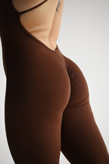 OVERAL SCRUNCH STRAP ELIME BROWN