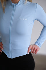ELIME SHAPEWEAR TOP JACKET - SKY BLUE