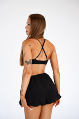 ELIME PUFF SHORTS BLACK