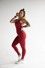 OVERAL SCRUNCH STRAP ELIME BORDO