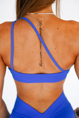ŠPORTOVÁ PODPRSENKA ELIME ONE SHOULDER CONTOUR KING BLUE