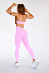 ŠPORTOVÁ PODPRSENKA ELIME ONE SHOULDER CONTOUR PINK