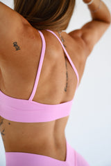 ŠPORTOVÁ PODPRSENKA ELIME ONE SHOULDER CONTOUR PINK