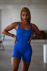 OVERAL RIBBED SHORT ELIME KRÁĽOVSKÁ MODRÁ