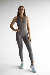 OVERAL SCRUNCH ZIP ELIME LIGHT GREY