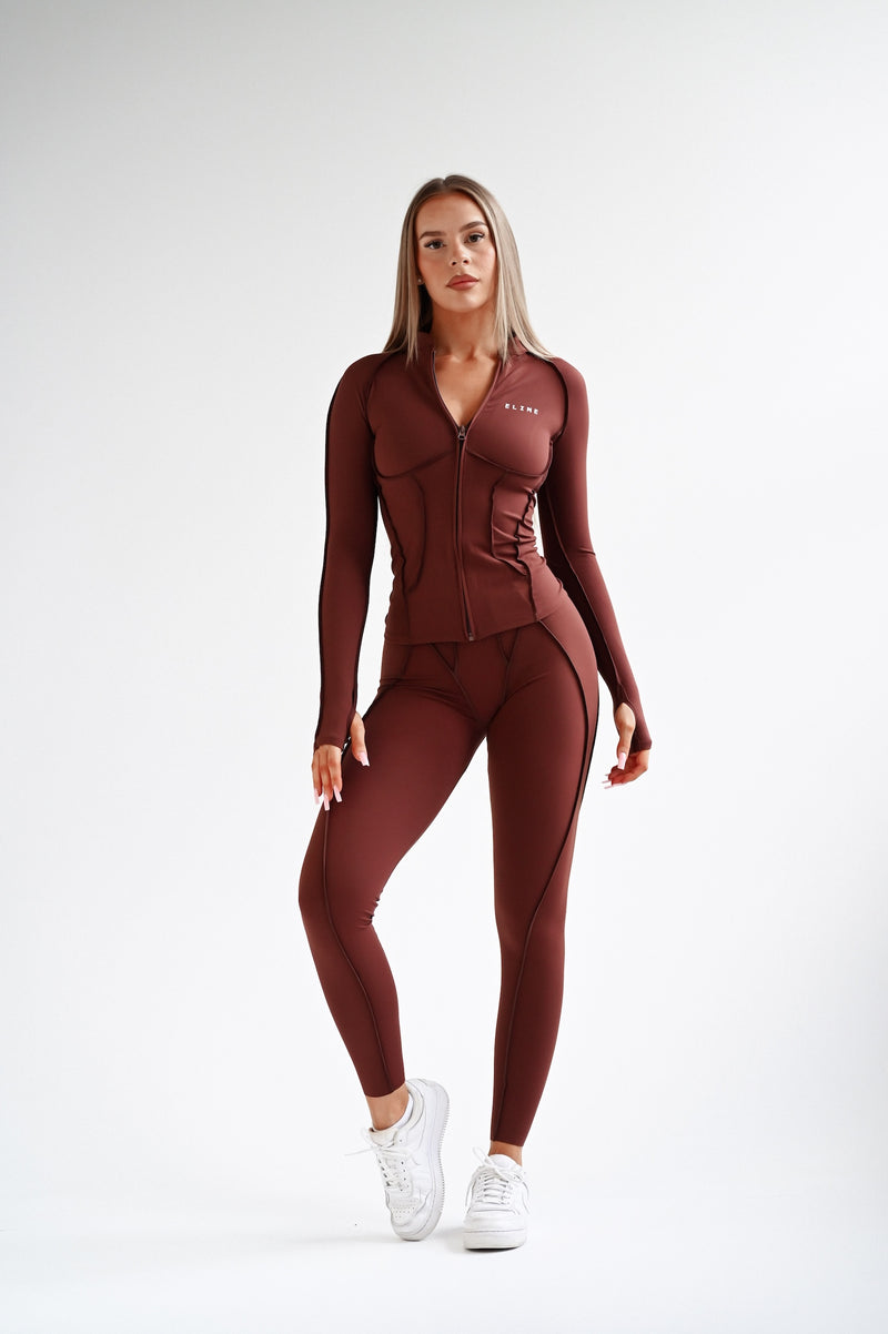 PREMIUM SHAPE JACKET ELIME BROWN