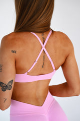 ŠPORTOVÁ PODPRSENKA ELIME DOUBLE-SHOULDER CONTOUR PINK