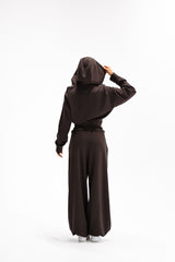 MIKINA CLOUD - BROWN