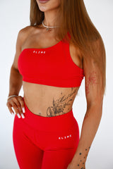 ŠPORTOVÁ PODPRSENKA ELIME ONE SHOULDER CONTOUR RED