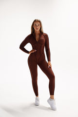 OVERAL PREMIUM SHAPE ELIME LONG BROWN