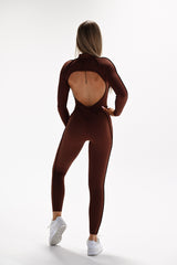 OVERAL PREMIUM SHAPE ELIME LONG BROWN