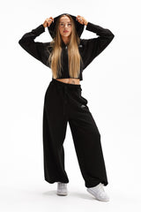MIKINA CLOUD - BLACK