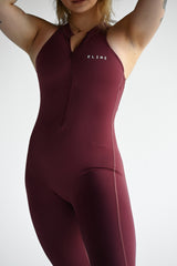 OVERAL SCRUNCH ZIP ELIME BORDO