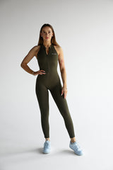 OVERAL SCRUNCH ZIP ELIME KHAKI