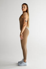 OVERAL SCRUNCH ZIP ELIME BEIGE