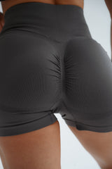 ŠORTKY ELIME SCRUNCH PUSH-UP SEAMLESS TMAVOSIVÉ