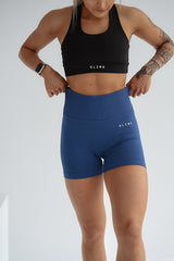 ŠORTKY ELIME SCRUNCH PUSH-UP SEAMLESS NAVY MODRÁ