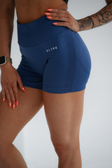 ŠORTKY ELIME SCRUNCH PUSH-UP SEAMLESS NAVY MODRÁ