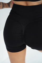 ŠORTKY ELIME SCRUNCH PUSH-UP SEAMLESS ČIERNE