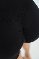 ŠORTKY ELIME SCRUNCH PUSH-UP SEAMLESS ČIERNE